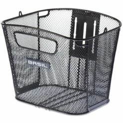 Basil Bold Fietsmand Fijn Mazig Vast - Zwart