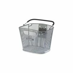 Basil Bold Fietsmand KlickFix Fijnmazig - Zilver