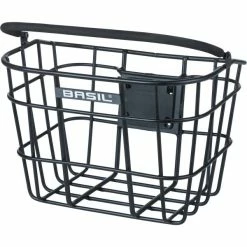 Basil Bremen Alu Fietsmand - Mat Zwart