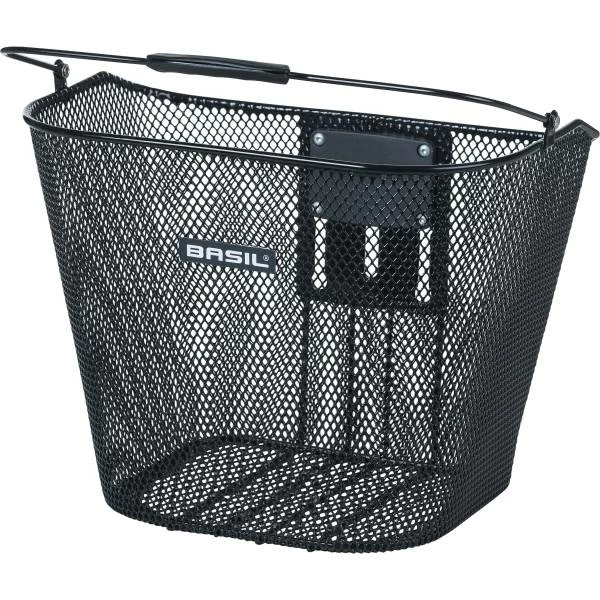 Basil Bremen Fietsmand + Houder BasEasy - Zwart 4 Basil Bremen Fietsmand + Houder BasEasy - Zwart – Image 2