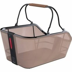 Basil Cento Tech Fiber Fietsmand Achterop MIK - Zand Bruin -Bike Fashion Soldes basil cento tech fiber fietsmand achterop mik zand bruin 8715019113017 11 l