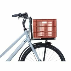 Basil Fietskrat Groot 40L - Earth Rood -Bike Fashion Soldes basil fietskrat groot 40l earth rood 8715019210976 5 l