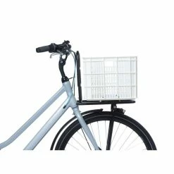 Basil Fietskrat Groot 40L - Wit -Bike Fashion Soldes basil fietskrat groot 40l wit 8715019210983 5 l