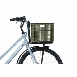 Basil Fietskrat Maat L 40L - Moss Groen -Bike Fashion Soldes basil fietskrat maat l 40l moss groen 8715019211607 5 l