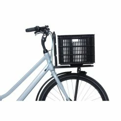 Basil Fietskrat Maat L 40L - Zwart -Bike Fashion Soldes basil fietskrat maat l 40l zwart 8715019211584 5 l