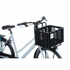 Basil Fietskrat Maat M 29.5L MIK - Zwart -Bike Fashion Soldes basil fietskrat maat m 29 5l mik zwart 8715019211461 5 l