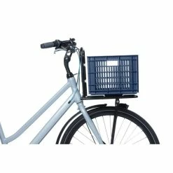 Basil Fietskrat Maat M 29.5L - Steen Blauw -Bike Fashion Soldes basil fietskrat maat m 29 5l steen blauw 8715019211355 5 l