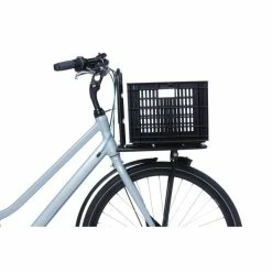 Basil Fietskrat Maat M 29.5L - Zwart -Bike Fashion Soldes basil fietskrat maat m 29 5l zwart 8715019211348 5 l