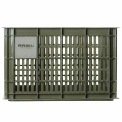 Basil Fietskrat Medium 27L - Mos Groen -Bike Fashion Soldes basil fietskrat medium 27l mos groen 8715019210891 2 l