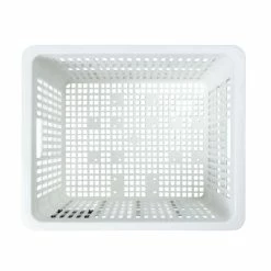 Basil Fietskrat Medium 27L - Wit -Bike Fashion Soldes basil fietskrat medium 27l wit 8715019210914 4 l