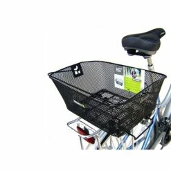 Basil Fietsmand Como Achterop + Veersysteem Zwart -Bike Fashion Soldes basil fietsmand como achterop veersysteem zwart 8715019110610 1 l