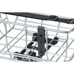 Basil Portland Fietsmand 25L MIK - Chroom -Bike Fashion Soldes basil portland fietsmand 25l mik chroom 8715019504136 4 l