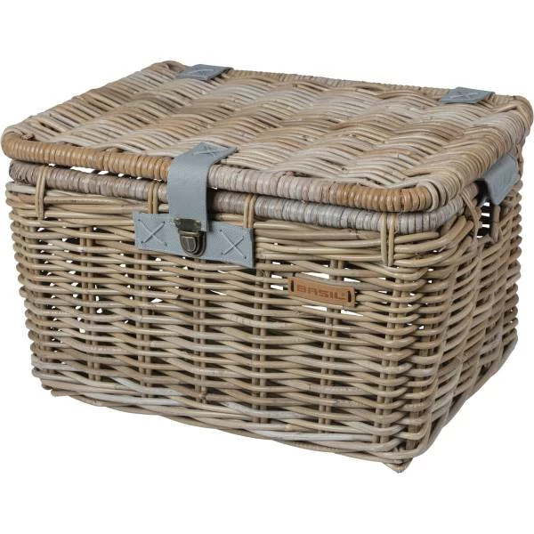 Basil Rieten Fietsmand Denton Large Grey 3 Basil Rieten Fietsmand Denton Large Grey