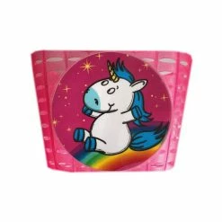 Bike Fashion Eenhoorn Kinder Fietsmand - Roze