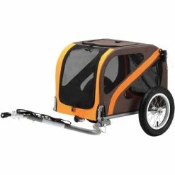 Blue Bird Fiets-/Hondenkar 12'' - Bruin/Oranje