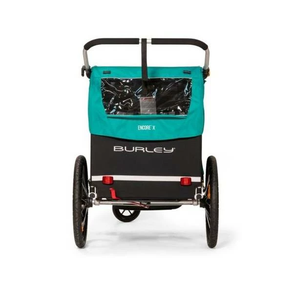 Burley Encore X Fietskar 2-Kinderen - Zwart/Turquoise 5 Burley Encore X Fietskar 2-Kinderen - Zwart/Turquoise – Image 3