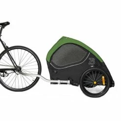 Burley Tail Wagon Hondenkar - Zwart/Groen -Bike Fashion Soldes burley tail wagon hondenkar zwart groen 767558 3 l