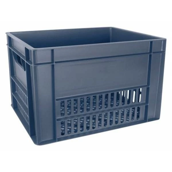 Cordo Fietskrat 43 X 35 X 27cm - Blauw/Grijs 3 Cordo Fietskrat 43 X 35 X 27cm - Blauw/Grijs