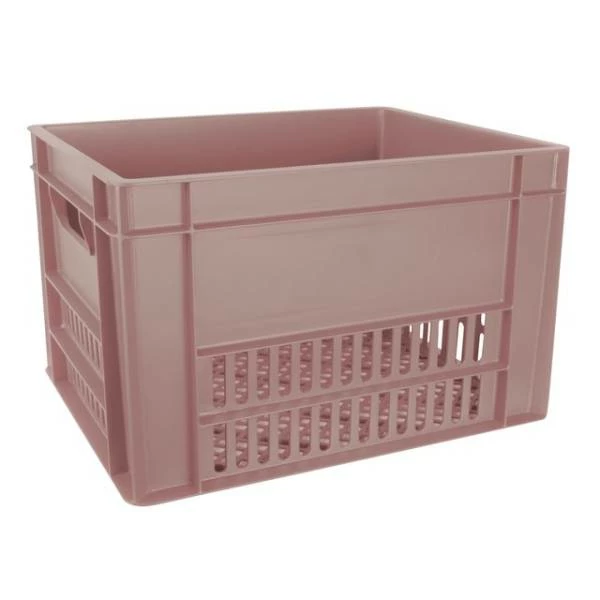 Cordo Fietskrat 43 X 35 X 27cm - Oud Roze 4 Cordo Fietskrat 43 X 35 X 27cm - Oud Roze – Image 2