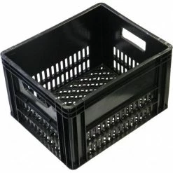 Hollandbikeshop Fietskrat 27x35x44cm - Zwart