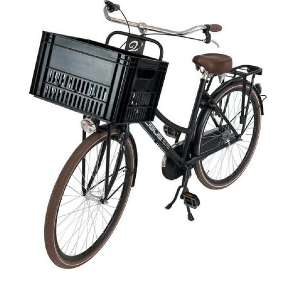 Hollandbikeshop Fietskrat 27x35x44cm - Zwart 4 Hollandbikeshop Fietskrat 27x35x44cm - Zwart – Image 2