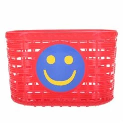 Hollandbikeshop HBS Kindermand 4L Emoticon - Rood/Blauw -Bike Fashion Soldes hbs kindermand 4l emoticon rood blauw 580142 2 l