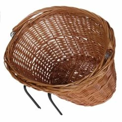 Hollandbikeshop HBS Rieten Fietsmand Met Haken - Naturel -Bike Fashion Soldes hbs rieten fietsmand met haken naturel 8718347833381 2 l
