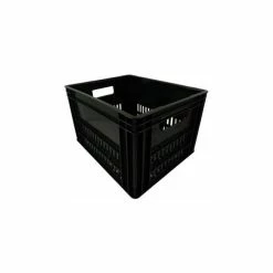 Kerri Fietskrat Crat HDPE 43.5x35x27cm Zwart