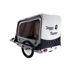 Kids Touring Doggy Tourer L Hondenkar - Zilver/Zwart