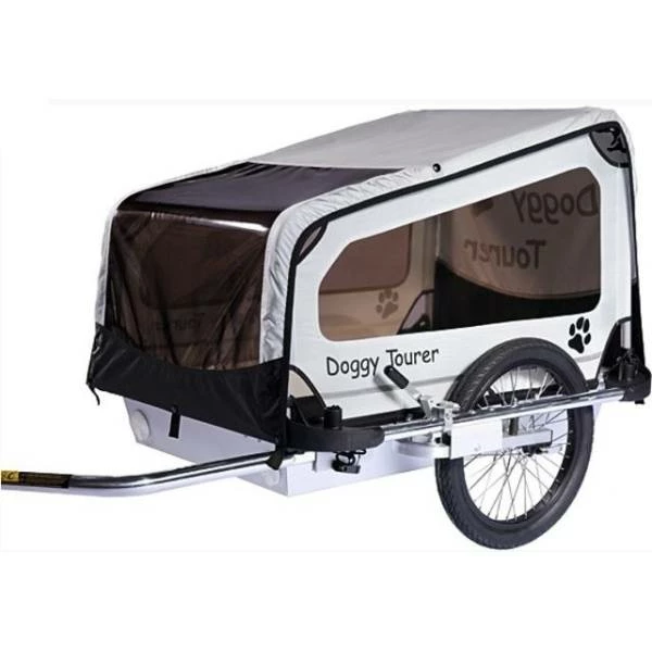 Kids Touring Doggy Tourer M Hondenkar - Zilver/Zwart 3 Kids Touring Doggy Tourer M Hondenkar - Zilver/Zwart
