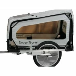 Kids Touring Doggy Tourer S Hondenkar - Zilver/Zwart