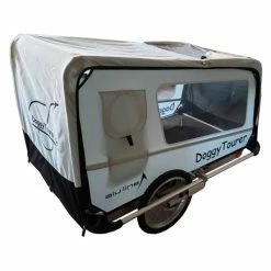 Kids Touring Doggy Tourer XL Hondenkar - Zilver/Zwart