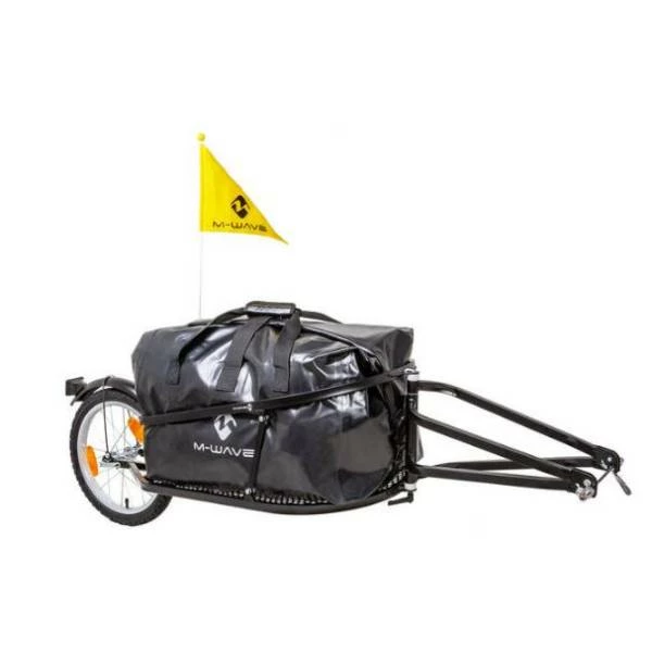 M-Wave Single 40 Aanhanger Met Tas (114L) - Zwart 3 M-Wave Single 40 Aanhanger Met Tas (114L) - Zwart