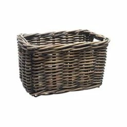 New Looxs Fietsmand Brisbane Riet Medium Bruin