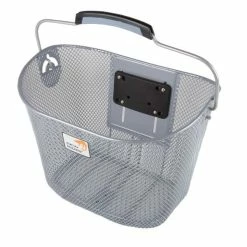 New Looxs Fietsmand Toscane Zonder KlickFix Houder Zilver