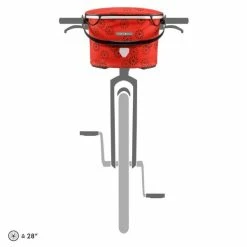 Ortlieb Up-Town Design F79802 Fietsmand 17.5L - Rood -Bike Fashion Soldes ortlieb up town design f79802 fietsmand 17 5l rood 4013051050418 5 l