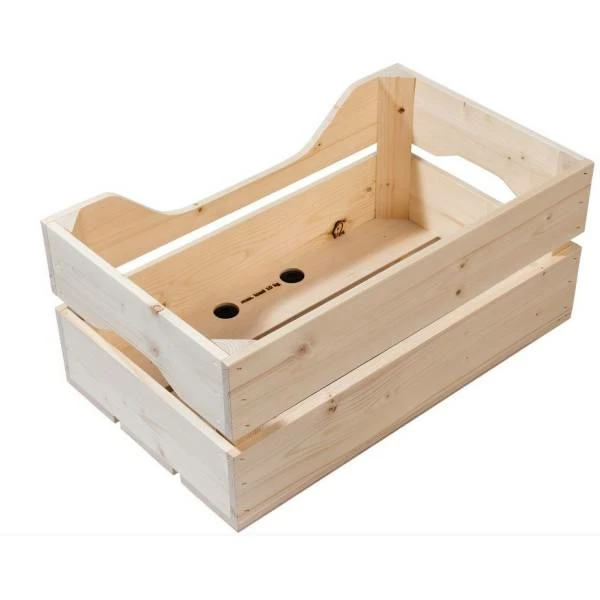 Racktime Woodpacker Fietskrat 25L Hout - Zwart 3 Racktime Woodpacker Fietskrat 25L Hout - Zwart