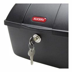 Rixen & Kaul Bagagedrager Box 12L KlickFix Afsluitbaar Zwart -Bike Fashion Soldes rixen kaul bagagedrager box 12l klickfix afsluitbaar zwart 4030572100194 4 l