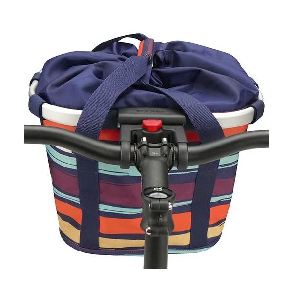 Rixen & Kaul Bikebasket Shoppertas 15L KlickFix - Strepen 4 Rixen & Kaul Bikebasket Shoppertas 15L KlickFix - Strepen – Image 2