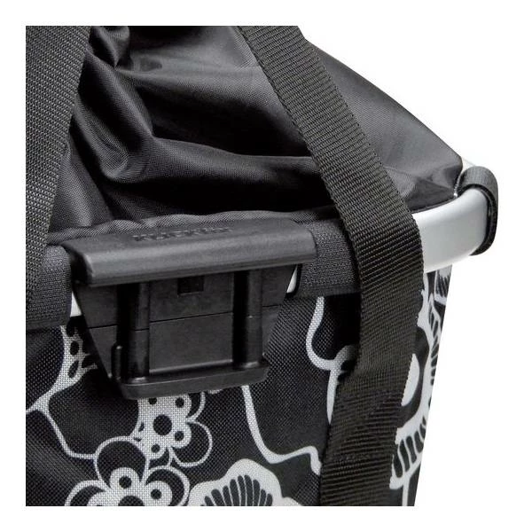Rixen & Kaul Fietsmand Reisenthel Fleur Zwart Tbv. Klickfix 5 Rixen & Kaul Fietsmand Reisenthel Fleur Zwart Tbv. Klickfix – Image 3