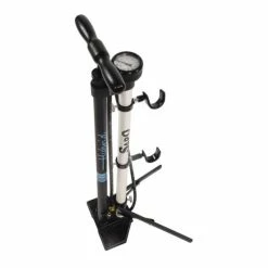 Sapo Hybrid Fietspomp Fatbike Manometer HV/FV - Zwart/Zilver -Bike Fashion Soldes sapo hybrid fietspomp fatbike manometer hv fv zwart zilver 8054529592975 1 l