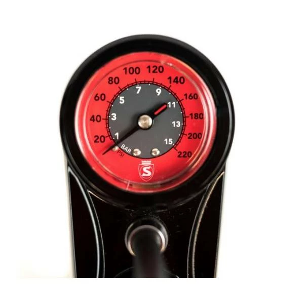 Silca Pista Vloerpomp Manometer 15 Bar FV/AV - Rood 4 Silca Pista Vloerpomp Manometer 15 Bar FV/AV - Rood – Image 2