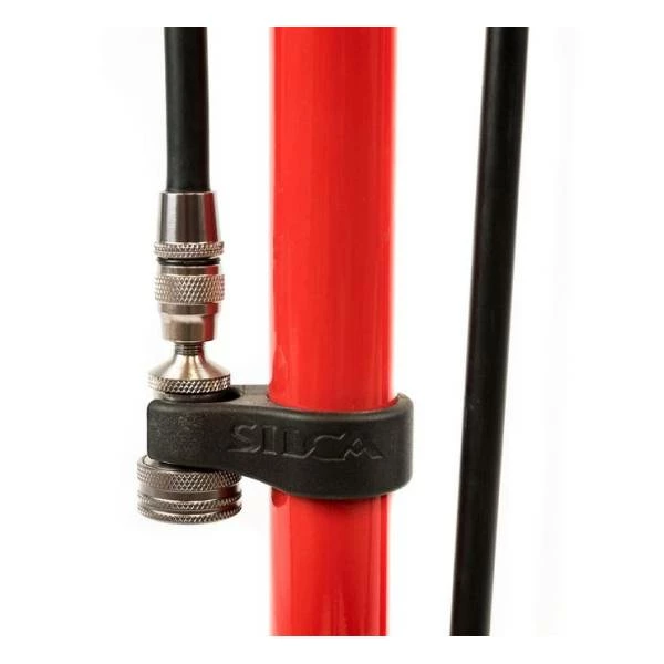 Silca Pista Vloerpomp Manometer 15 Bar FV/AV - Rood 7 Silca Pista Vloerpomp Manometer 15 Bar FV/AV - Rood – Image 5