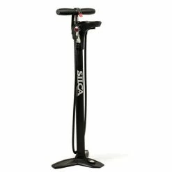 Silca SuperPista Digital Vloerpomp Manometer 15 Bar - Zwart