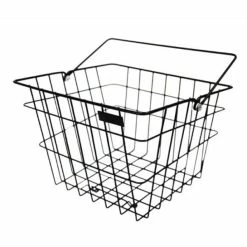 Steco Vintage Fietsmand Achterop Staal - Mat Zwart -Bike Fashion Soldes steco vintage fietsmand achterop staal mat zwart 8713397009366 11 l