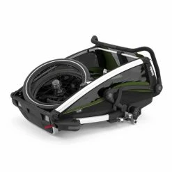 Thule Chariot Cts Thule Chariot Cab Fietskar 2-Kinderen - Cypres Groen -Bike Fashion Soldes thule chariot cab fietskar 2 kinderen cypres groen 719820 4 l
