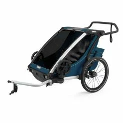Bike Fashion Soldes 7 Thule Chariot Cts Thule Chariot Cross Fietskar 2-Kinderen - Majolica Blauw