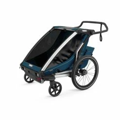 Bike Fashion Soldes -Bike Fashion Soldes thule chariot cross fietskar 2 kinderen majolica blauw 719816 2 l