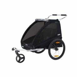 Thule Chariot Cts Thule Coaster XT Fietskar 2-Kinderen - Zwart
