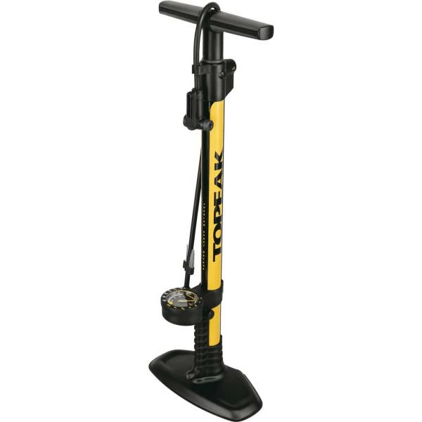 Topeak JoeBlow Sport 2-Stage Vloerpomp - Geel 3 Topeak JoeBlow Sport 2-Stage Vloerpomp - Geel